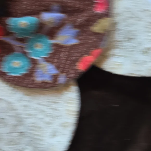 Boho Scalloped Layered Velvet Skirt in Brown - Picture 5 of 12